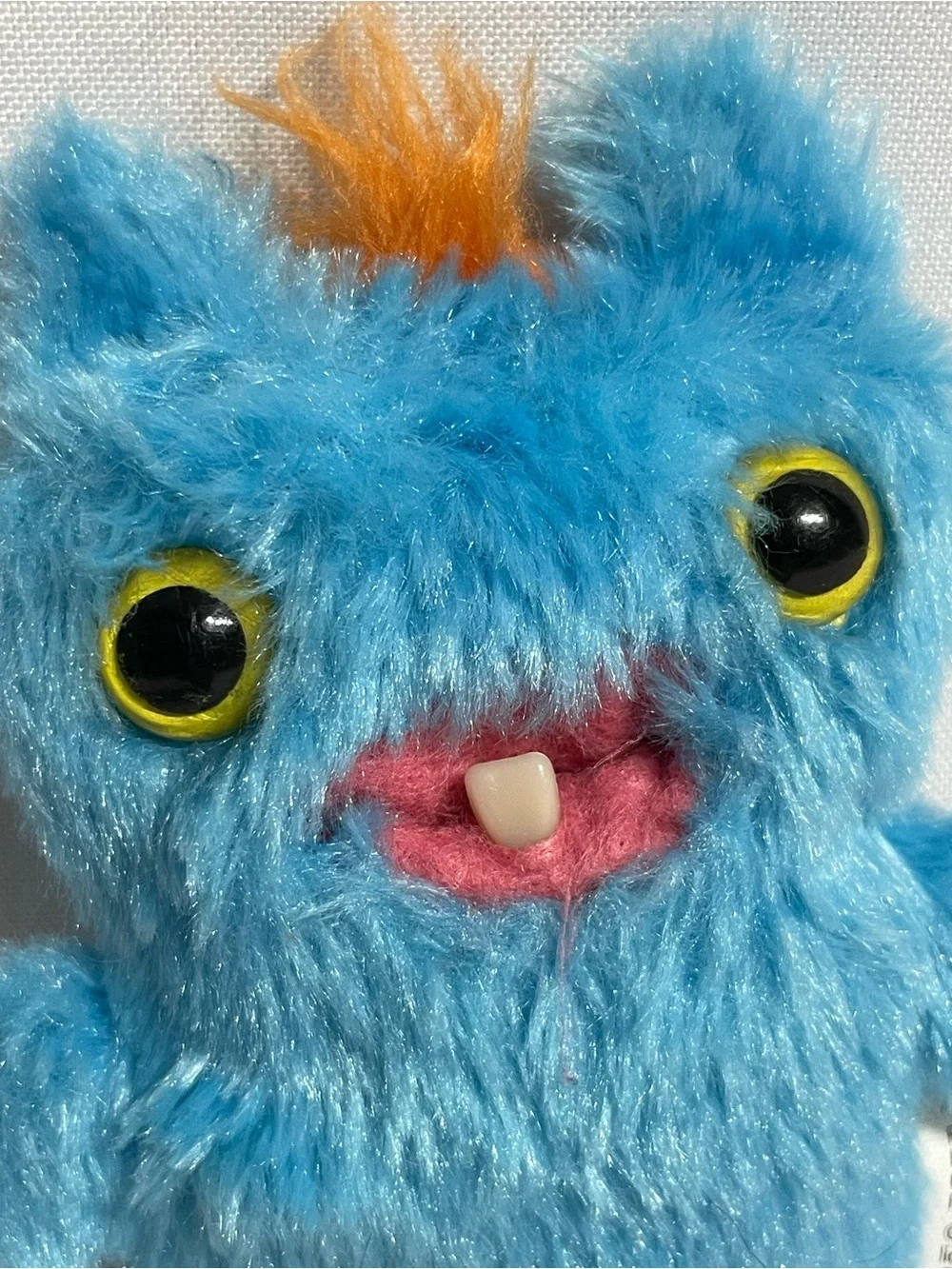 blue Screech character from the Zuru Fuggler Baby Fugg Series 3 collection